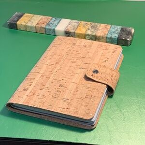 Artisan Silver Fleck Cork Journal Cover A5 Planner
